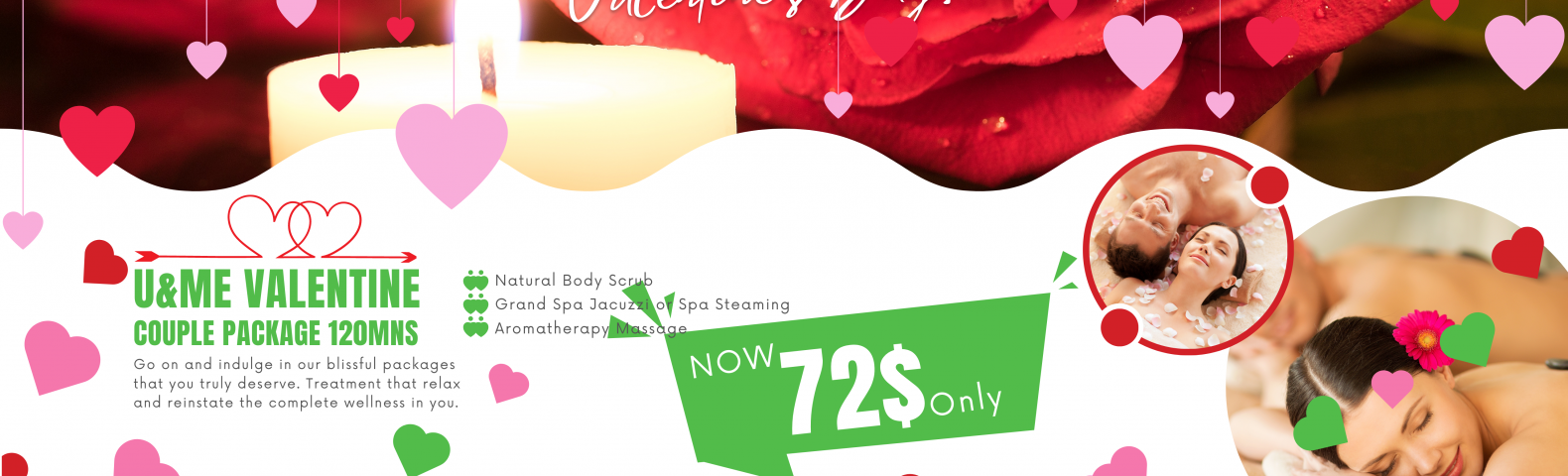 Red and Pink Festive Happy Valentine Day Flyer (A3 Document) (1080 × 1080 px) (Facebook Cover)